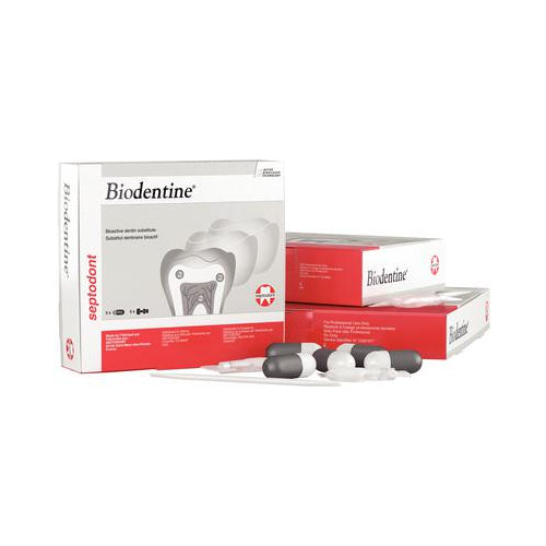 Septodont 01C0600 Biodentine Dentin Substitute Unit Dose Dental Kit 15/Pk 0.18 mL EXP May 2026 Septodont 01C0600 Biodentine Dentin Substitute Unit Dose Dental Kit 15/Pk 0.18 mL EXP May 2026